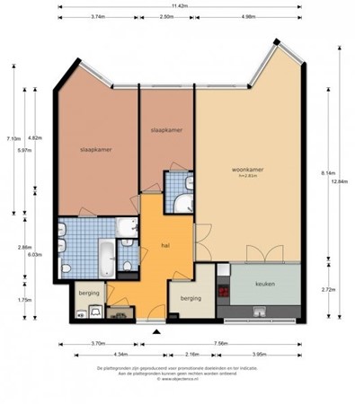 Floorplan - Herculeslaan 62, 3584 AB Utrecht